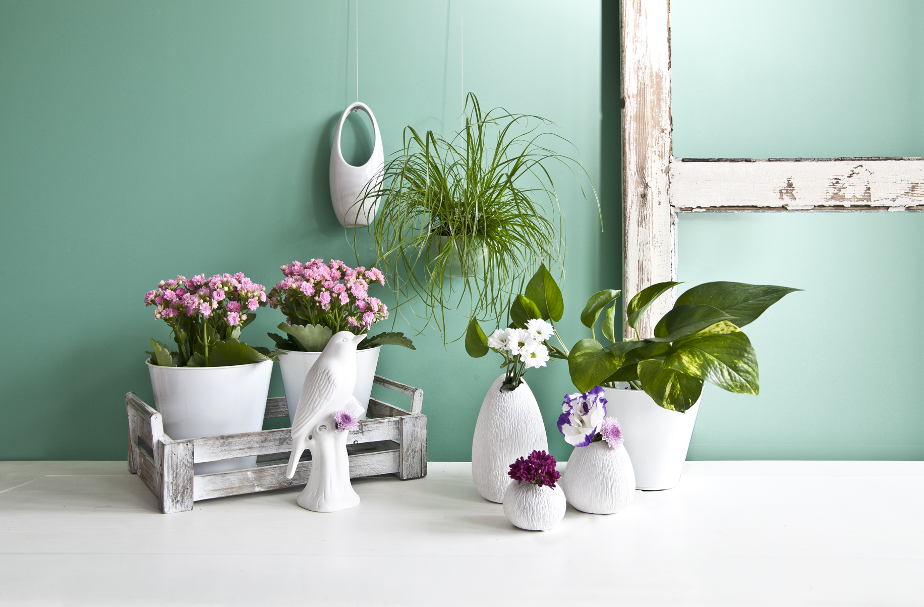 Frühlingszeit: die angesagten farben und wohndekotrends ... Farbe dekoration wand