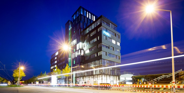 Südoststadt Karlsruhe: ParkOffice, ParkArkaden, ParkPlaza, ParkTower am City Park