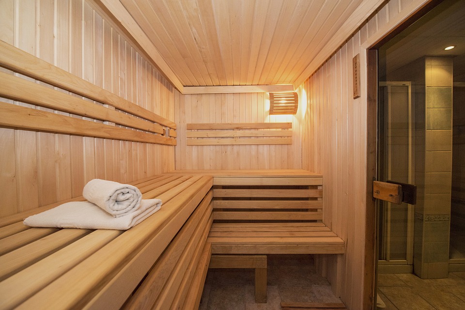 sauna aus blockbohlen