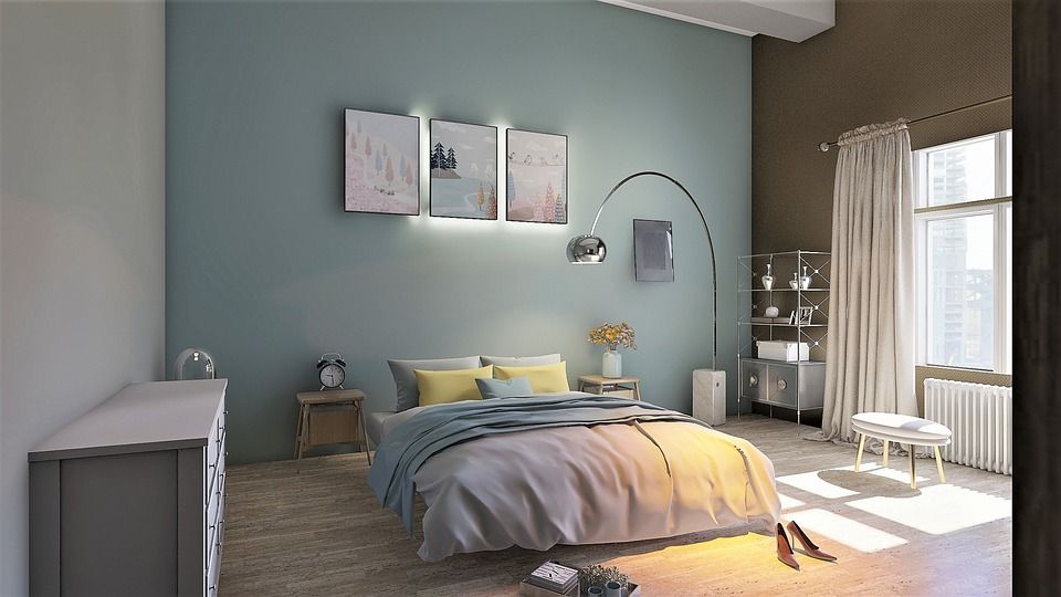 Schlafzimmer mit Akzenten: Frische Farben für den Frühling - Immobilien