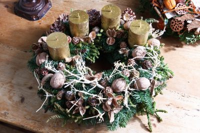 Weihnachten Dekoration Adventskranz